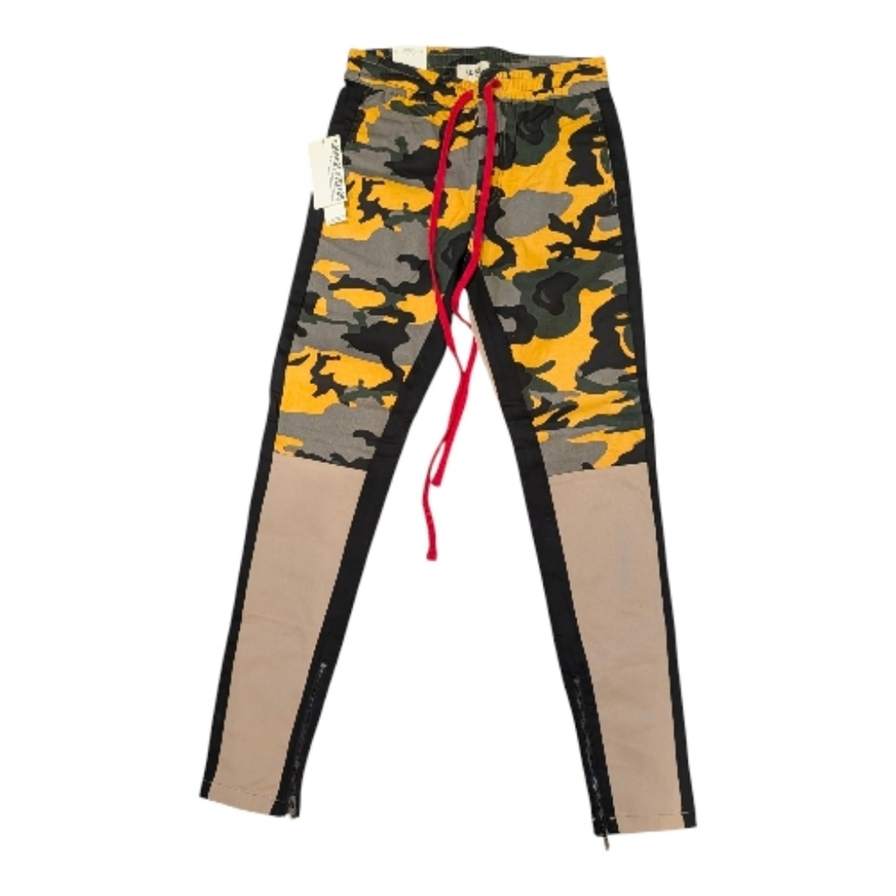 KDNK Skinny Tapered Camo Ankle Zip Jogger Style Skinny Jeans Size Small Men 30 - Picture 2 of 7